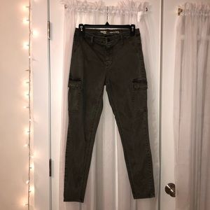 Army Green Cargo Jegging